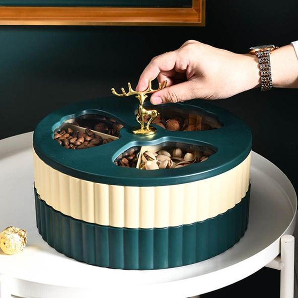 dishes & plates creative multi-layer candy snack box elk fruit tray household living room separation dried storage with lid
dishes & plates creative multi-layer candy snack box elk fruit tray household living room separation dried storage with lid