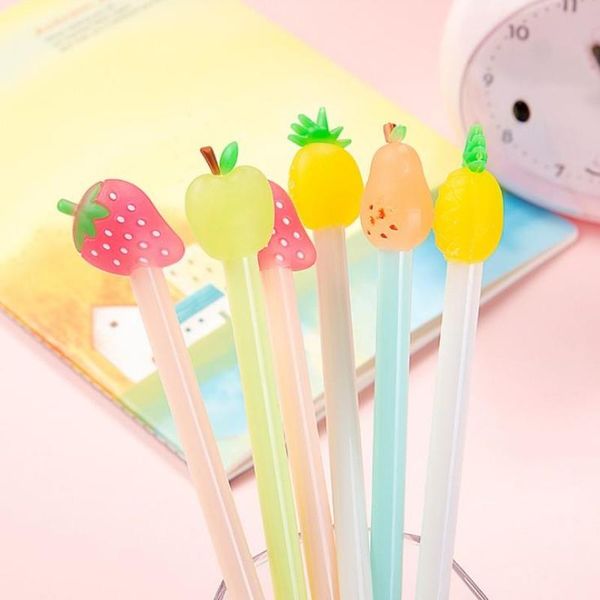 gel pens 1pcs pen random color 0.5mm black refill cute fruit shape student writing office school stationery gift
gel pens 1pcs pen random color 0.5mm black refill cute fruit shape student writing office school stationery gift