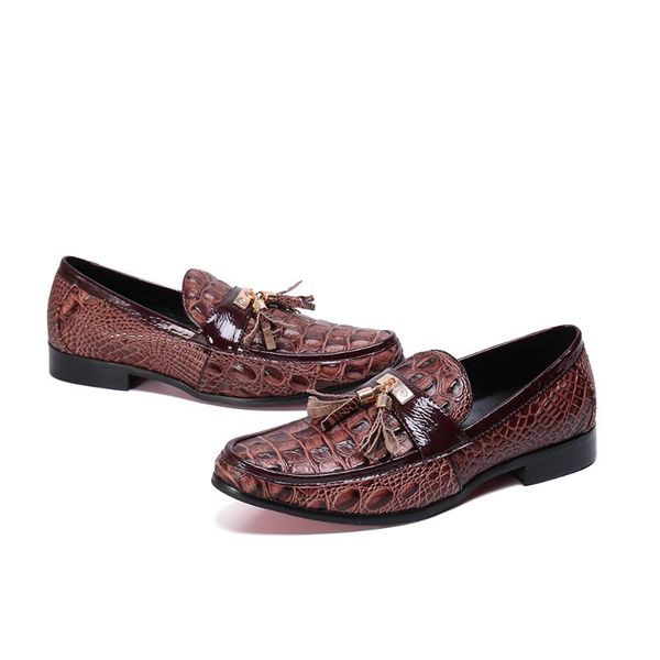 dress shoes genuine leather men casual brand 2021 italian loafers moccasins breathable slip on brown driving plus size 35-47, Black
dress shoes genuine leather men casual brand 2021 italian loafers moccasins breathable slip on brown driving plus size 35-47, Black