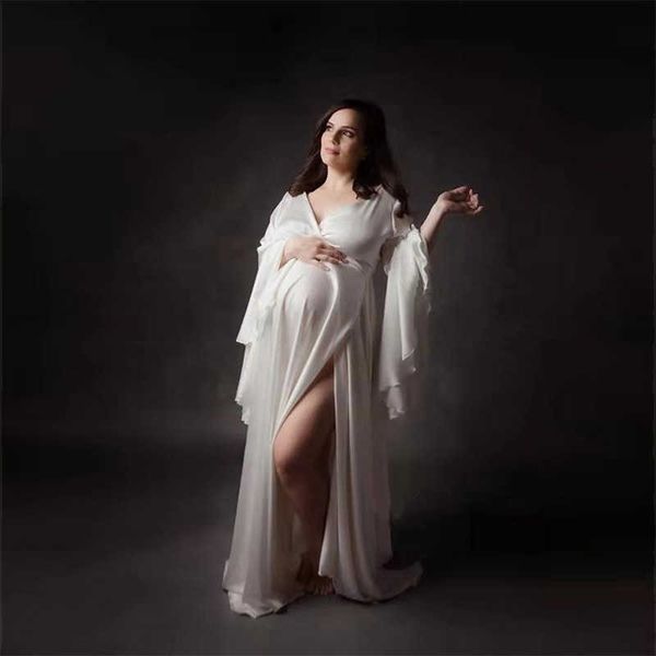 v neck pregnancy dresses split front maternity shoot dress pgraphy long pregnant women maxi maternity gown p props x0902, White
v neck pregnancy dresses split front maternity shoot dress pgraphy long pregnant women maxi maternity gown p props x0902, White