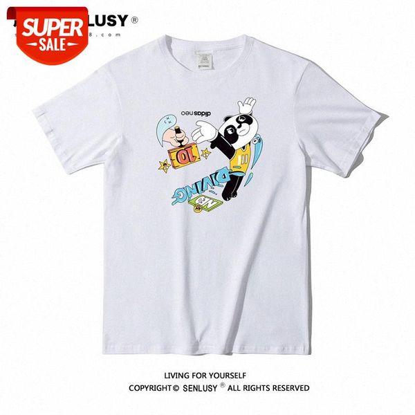 men's comfortable round neck cotton print neo panda sports short-sleeved t-shirt #se7q, White;black
men's comfortable round neck cotton print neo panda sports short-sleeved t-shirt #se7q, White;black