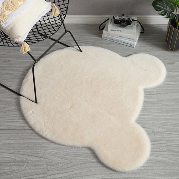 carpets non slip fluffy carpet fur for children's room round bear head soft furry mat bedside table bedroom living decoration
carpets non slip fluffy carpet fur for children's room round bear head soft furry mat bedside table bedroom living decoration