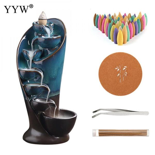 fragrance lamps rotating flow smoke incense burner double-sided ceramic for home or office accessories stick holder
fragrance lamps rotating flow smoke incense burner double-sided ceramic for home or office accessories stick holder