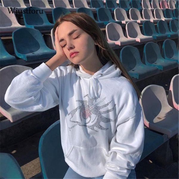 wjustforu streetwear mosaic hoodies sweatshirt women winter long sleeve oversized hooded korean style plus fluff casual 2021 women's &, Black
wjustforu streetwear mosaic hoodies sweatshirt women winter long sleeve oversized hooded korean style plus fluff casual 2021 women's &, Black