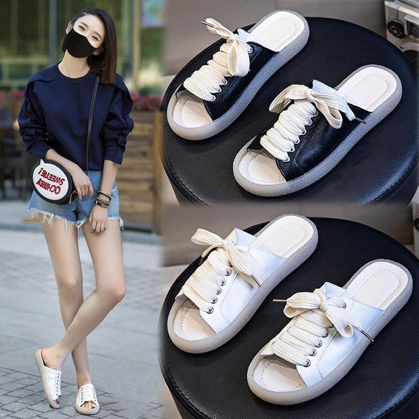 slippers for women's outer wear 2021 summer fashion casual breathable fish mouth versatile flat flops shoe trend, Black
slippers for women's outer wear 2021 summer fashion casual breathable fish mouth versatile flat flops shoe trend, Black