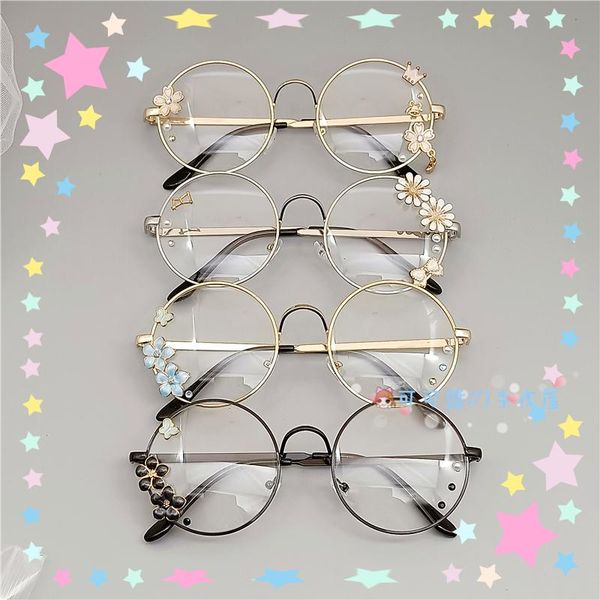 other event & party supplies handmade lolita eyeglass frame harajuku round glasses black silver bronze golden sakura daisy flowers fashion d
other event & party supplies handmade lolita eyeglass frame harajuku round glasses black silver bronze golden sakura daisy flowers fashion d