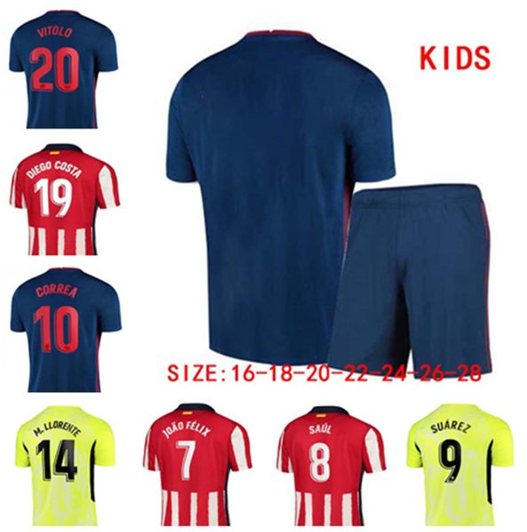 classic 20-20soccer jersey joao felix morata saul felipe h.herrera koke j.m. gimenez 20&21 kids kit home away high-quality football shirt, Black;yellow
classic 20-20soccer jersey joao felix morata saul felipe h.herrera koke j.m. gimenez 20&21 kids kit home away high-quality football shirt, Black;yellow