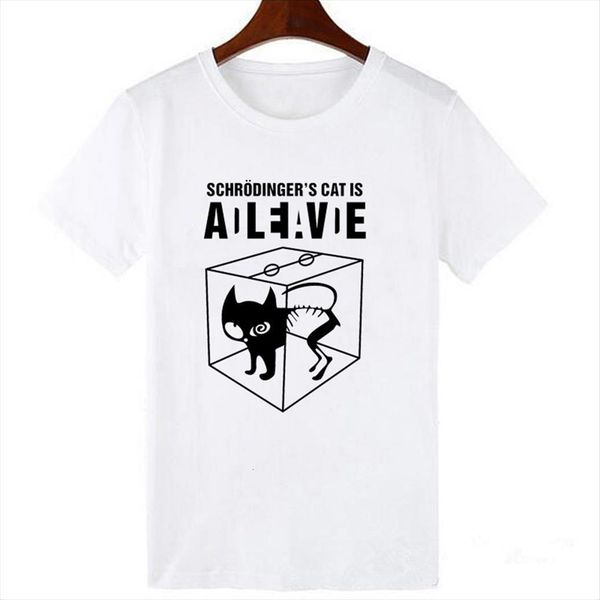 luckyroll fashion cool schrdingers women cat is adleiavde print white summer casual harajuku
luckyroll fashion cool schrdingers women cat is adleiavde print white summer casual harajuku