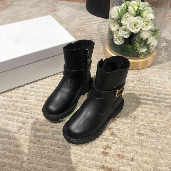 dr girls winter boots side metal buckle decoration first layer cowhide with velvet inside shoes size 26-35, Black;red
dr girls winter boots side metal buckle decoration first layer cowhide with velvet inside shoes size 26-35, Black;red
