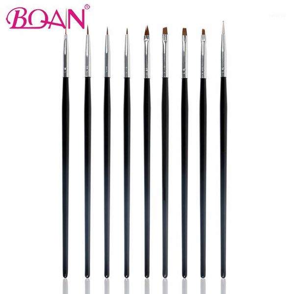 9pcs/set wooden handle nail art design brush liner dotting builder painting drawing carving pen uv gel manicure tool1
9pcs/set wooden handle nail art design brush liner dotting builder painting drawing carving pen uv gel manicure tool1