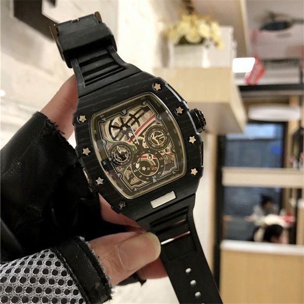 rm mens watches sports multiple time zone designer luxury watch swiss brand wristwatch military male clock gifts montre de luxe, Slivery;brown
rm mens watches sports multiple time zone designer luxury watch swiss brand wristwatch military male clock gifts montre de luxe, Slivery;brown