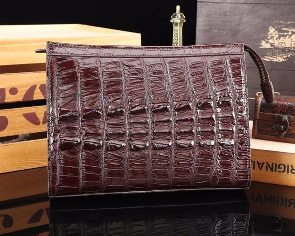 wallets luxury genuine crocodile tail back skin leather men wallet phone bank card holder businese clutch big size brown, Red;black
wallets luxury genuine crocodile tail back skin leather men wallet phone bank card holder businese clutch big size brown, Red;black
