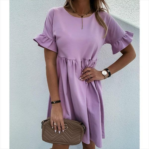 summer street beach mini womens dresses ruffles fashion home casual holiday short sleeve, Black;gray
summer street beach mini womens dresses ruffles fashion home casual holiday short sleeve, Black;gray