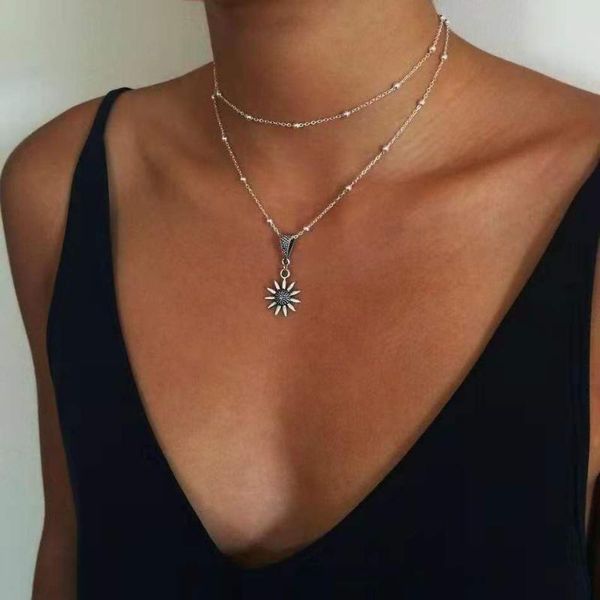 pendant necklaces 2021 fashion jewelry necklace sets for women simple retro personality sunflower sun accessories gift, Silver
pendant necklaces 2021 fashion jewelry necklace sets for women simple retro personality sunflower sun accessories gift, Silver