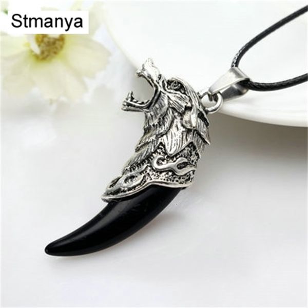 necklaces pendants wolf tooth men necklace - fashion resin wolf alloy head pendant necklace with leather rope jewelry #19006, Silver
necklaces pendants wolf tooth men necklace - fashion resin wolf alloy head pendant necklace with leather rope jewelry #19006, Silver