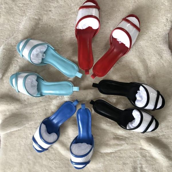 slippers summer chunky transparent heels slipper sandals girl's candy color pvc peep toe leisure outdoor slide shoes mujer beach, Black
slippers summer chunky transparent heels slipper sandals girl's candy color pvc peep toe leisure outdoor slide shoes mujer beach, Black