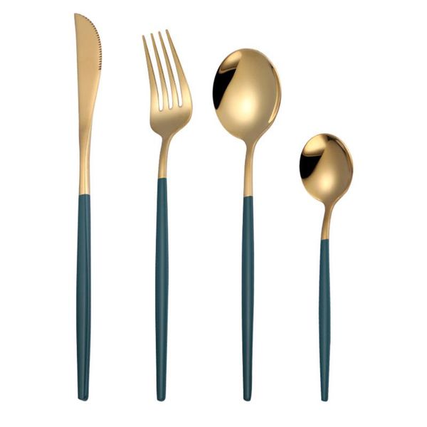 dinnerware sets 4 pcs stainless steel steak knife fork spoon portugal suit northern europe coffee dessert tableware kitchen utensils
dinnerware sets 4 pcs stainless steel steak knife fork spoon portugal suit northern europe coffee dessert tableware kitchen utensils