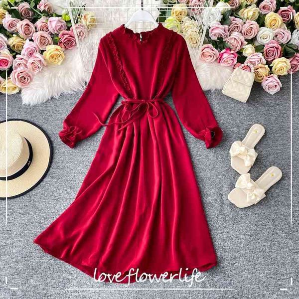 autumn winter vintage solid full dress fashion a line o neck high waist mid-calf women party dress 210521, Black;gray
autumn winter vintage solid full dress fashion a line o neck high waist mid-calf women party dress 210521, Black;gray