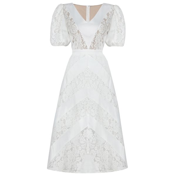 lace women dress white party club elegant fashion v neck a-line summer dresses clothes 210515, Black;gray
lace women dress white party club elegant fashion v neck a-line summer dresses clothes 210515, Black;gray