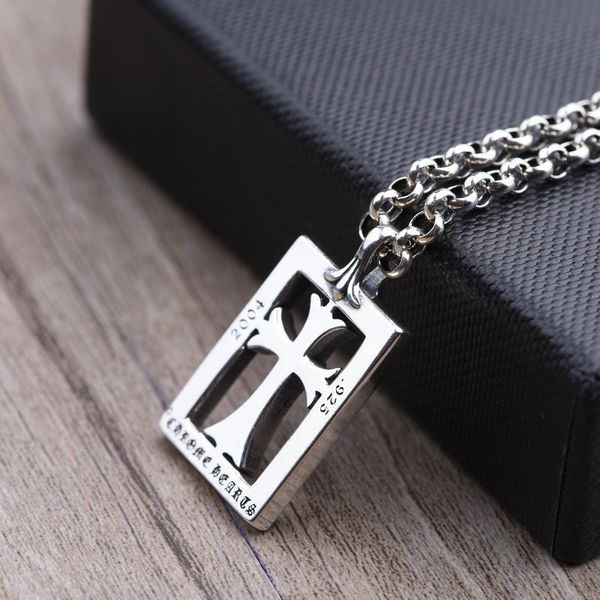 luxury design pendant necklace fashion jewelry ch replica 925 sterling silver cross military tag simple gothic men's
luxury design pendant necklace fashion jewelry ch replica 925 sterling silver cross military tag simple gothic men's