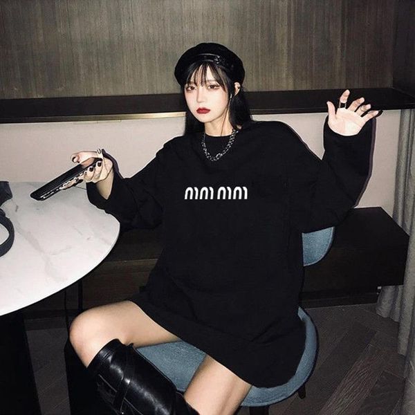 women's t-shirt pure cotton long-sleeved korean style loose and versatile mid-length hong kong ins hip hop harajuk, White
women's t-shirt pure cotton long-sleeved korean style loose and versatile mid-length hong kong ins hip hop harajuk, White