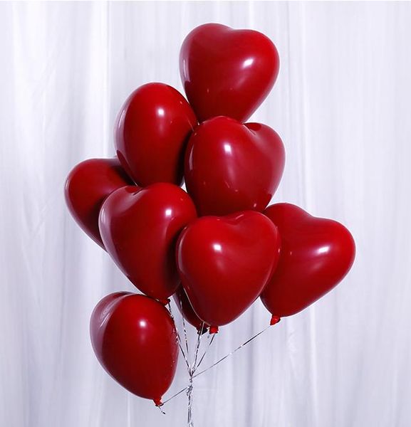 50pcs ruby red latex balloons love heart inflatable air helium balloon valentine's day marriage wedding party decor supplies decoration
50pcs ruby red latex balloons love heart inflatable air helium balloon valentine's day marriage wedding party decor supplies decoration