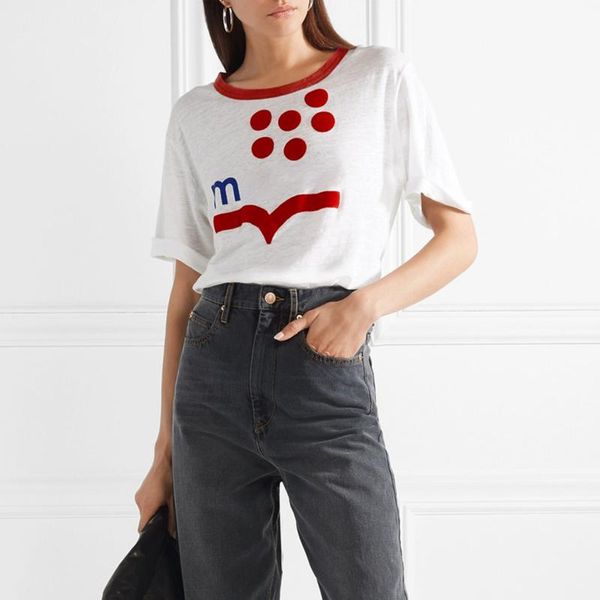 women's t-shirt geometric tee shirt femme summer 2021 oversized round neck cotton casual streetwear ladies vintage t haut clothes, White
women's t-shirt geometric tee shirt femme summer 2021 oversized round neck cotton casual streetwear ladies vintage t haut clothes, White