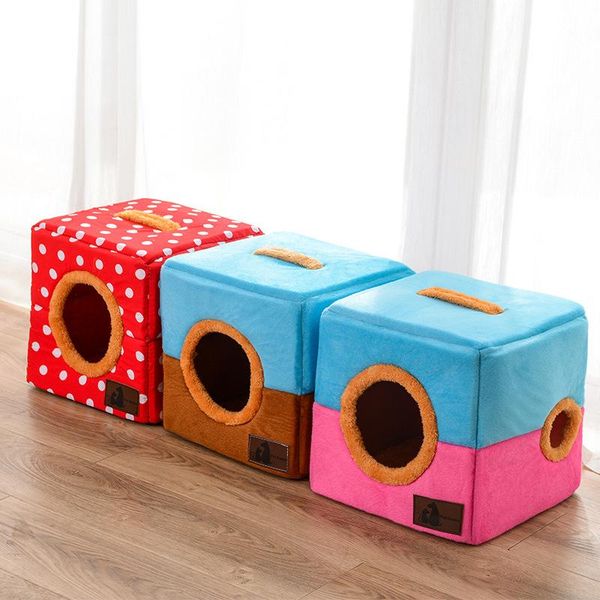 collapsiblecat bed house soft plush kennel puppy cushion small dogs cats nest winter warm sleeping pet dog mat supplies cat beds & furniture
collapsiblecat bed house soft plush kennel puppy cushion small dogs cats nest winter warm sleeping pet dog mat supplies cat beds & furniture
