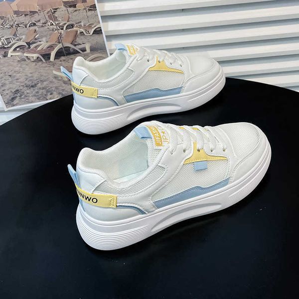 ins breathable white shoes women's mesh 2021 summer new student thick bottom breathable sports board shoes casual shoes women y0907, Black
ins breathable white shoes women's mesh 2021 summer new student thick bottom breathable sports board shoes casual shoes women y0907, Black