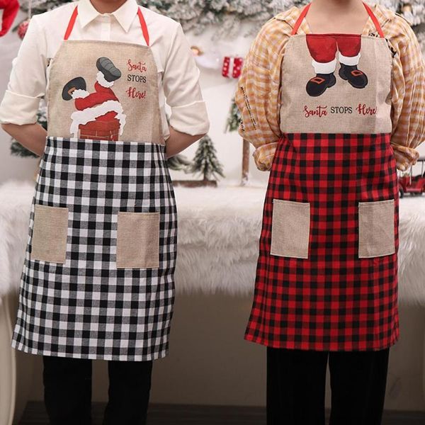 aprons kitchen apron grid pattern christmas santa easy wash oil proof feet decor pockets classic clothing
aprons kitchen apron grid pattern christmas santa easy wash oil proof feet decor pockets classic clothing