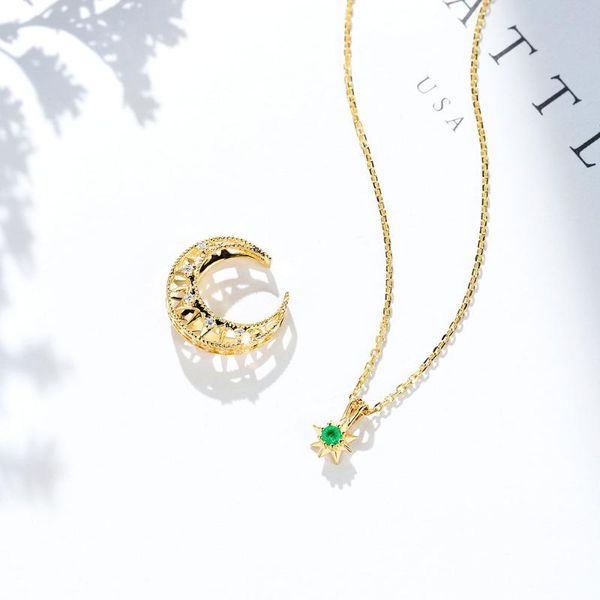 pendant necklaces zhouyang women's neck chain gold color moon star for girlfriend removable romantic fashion jewelry wholesale kbn015, Silver
pendant necklaces zhouyang women's neck chain gold color moon star for girlfriend removable romantic fashion jewelry wholesale kbn015, Silver