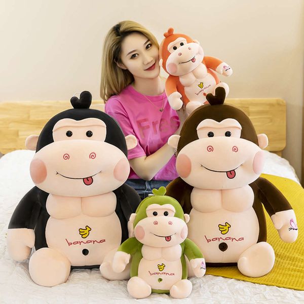 gorilla plush toy doll soft cute pillow doll children's gift, Blue 
gorilla plush toy doll soft cute pillow doll children's gift, Blue