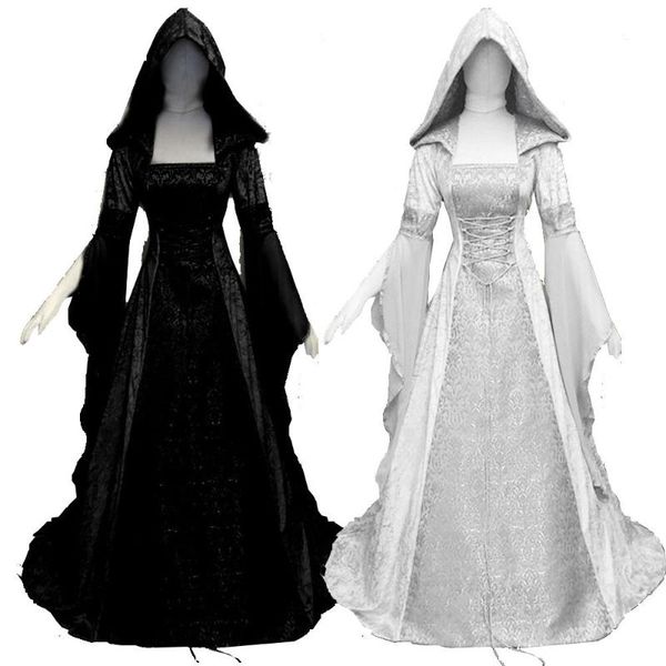 casual dresses women vintage medieval pagan wedding hooded dress romantic fantasy gown floor length renaissance cosplay retro witch 9.27, Black;gray
casual dresses women vintage medieval pagan wedding hooded dress romantic fantasy gown floor length renaissance cosplay retro witch 9.27, Black;gray