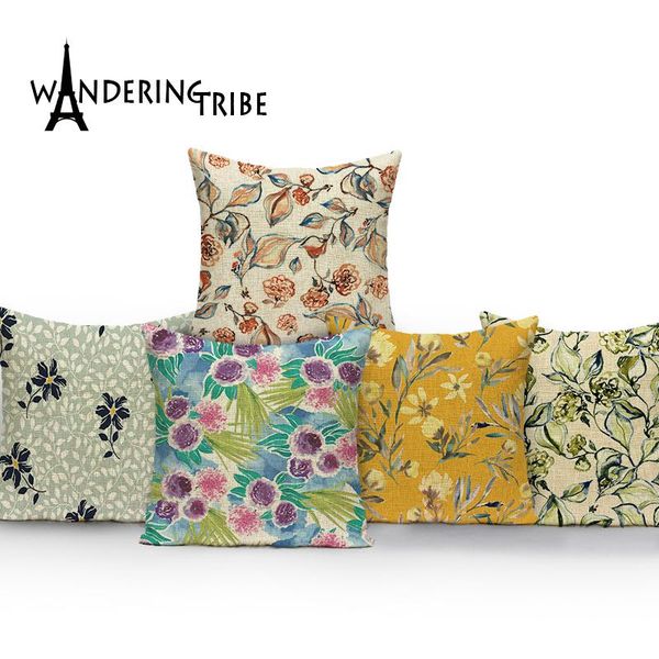vintage floral pillow case abstract flower throw covers colourful plant cushion customize 45x45 cover for cushion/decorative
vintage floral pillow case abstract flower throw covers colourful plant cushion customize 45x45 cover for cushion/decorative