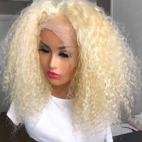 synthetic wigs 613 blonde color kinky curly lace front wig for women long hair heat resistant fiber natural hairline, Black
synthetic wigs 613 blonde color kinky curly lace front wig for women long hair heat resistant fiber natural hairline, Black