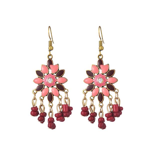 bohemian ethnic flower ladies earrings womens jhumka vintage alloy carved beads tassel dangle earrings indian jewelry, Silver
bohemian ethnic flower ladies earrings womens jhumka vintage alloy carved beads tassel dangle earrings indian jewelry, Silver