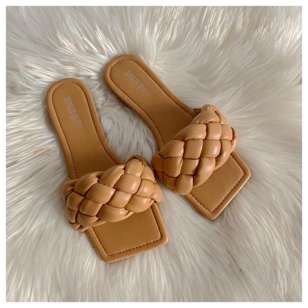 slippers fashion weave women square toe flat casual shoes slide 2021 summer flip flops beach sandal slipper big size40, Black
slippers fashion weave women square toe flat casual shoes slide 2021 summer flip flops beach sandal slipper big size40, Black