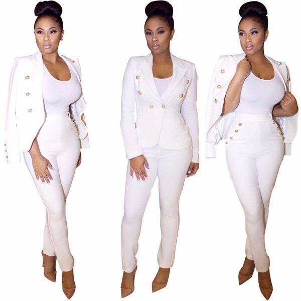 women's suits & blazers 2021 work pant suit ol 2 piece set for women business interview uniform blazer pencil office lady black white, White;black
women's suits & blazers 2021 work pant suit ol 2 piece set for women business interview uniform blazer pencil office lady black white, White;black
