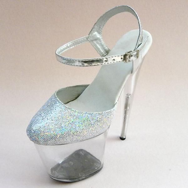 20cm ultra high heels crystal sandals colorful glitter platform the bride wedding shoes 8 inch women's dress, Black
20cm ultra high heels crystal sandals colorful glitter platform the bride wedding shoes 8 inch women's dress, Black
