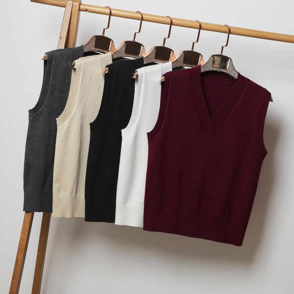 women's tanks & camis women pullover sleeveless plus size vneck knitted vest tank loose knitwear solid spring autumn wearing sweater ou, White
women's tanks & camis women pullover sleeveless plus size vneck knitted vest tank loose knitwear solid spring autumn wearing sweater ou, White