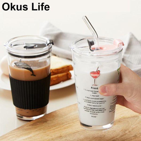 mugs 450ml travel glass mug coffee cup heat-resistant scale car water milk insulation non-slip cover straw set
mugs 450ml travel glass mug coffee cup heat-resistant scale car water milk insulation non-slip cover straw set