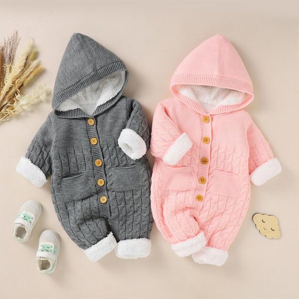 pullover 2021 winter baby romper sweater boys girls clothes long sleeve hooded fleece warm jumpsuit todder kintwear 0-24m, Blue
pullover 2021 winter baby romper sweater boys girls clothes long sleeve hooded fleece warm jumpsuit todder kintwear 0-24m, Blue