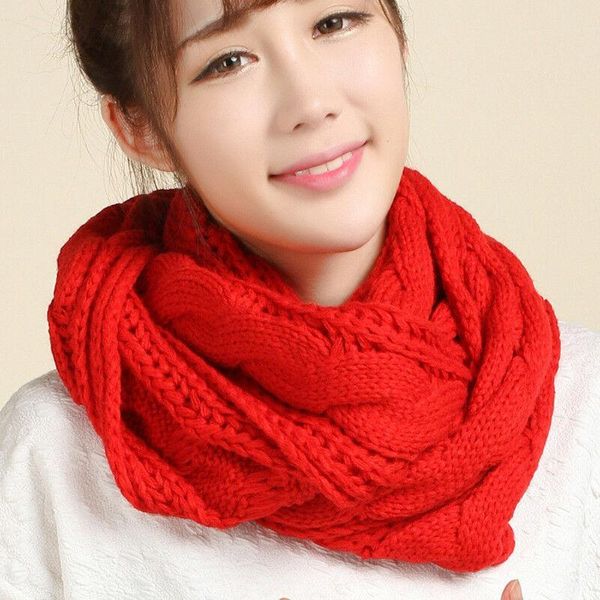 scarves meihuida winter women casual sweet soft knitted warm infinity circle cable knit cowl neck thick scarf student comfortable wrap, Blue;gray
scarves meihuida winter women casual sweet soft knitted warm infinity circle cable knit cowl neck thick scarf student comfortable wrap, Blue;gray