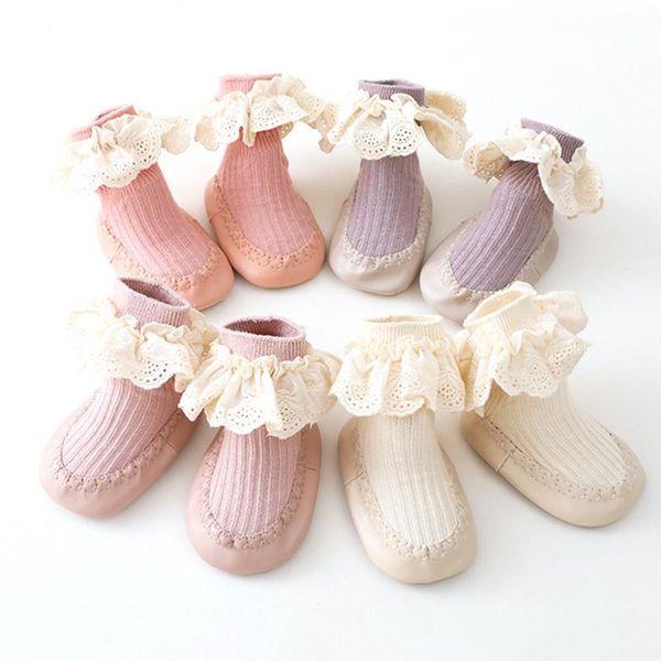 socks cute princess born baby floor lace trim stitching indoor sock boots with non-slip soles for toddlers girls 0-2 years, Pink;yellow
socks cute princess born baby floor lace trim stitching indoor sock boots with non-slip soles for toddlers girls 0-2 years, Pink;yellow