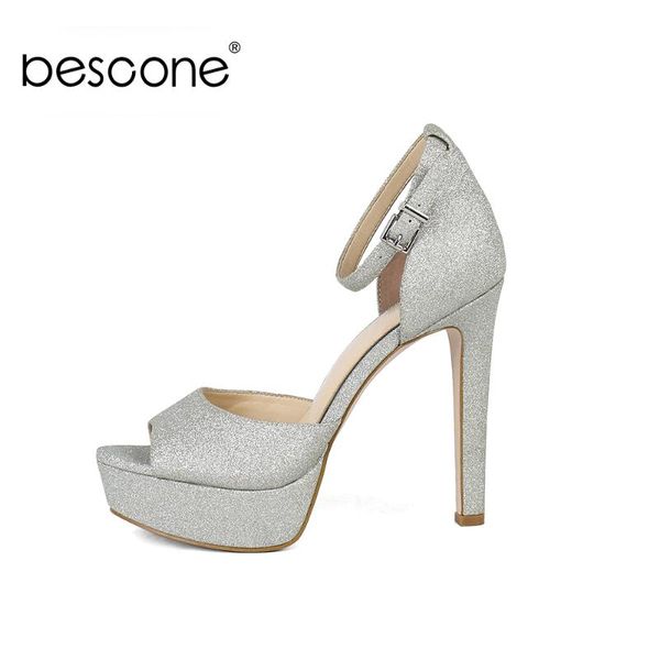dress shoes bescone women sandals basic buckle thin heel 13 cm super high silver party sequins outside ladies by31, Black
dress shoes bescone women sandals basic buckle thin heel 13 cm super high silver party sequins outside ladies by31, Black