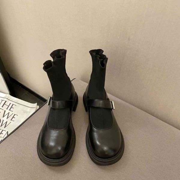 new french short boots women's spring and autumn single thick soled martin soft leather leffer shoes elastic socks outlet black friday
new french short boots women's spring and autumn single thick soled martin soft leather leffer shoes elastic socks outlet black friday