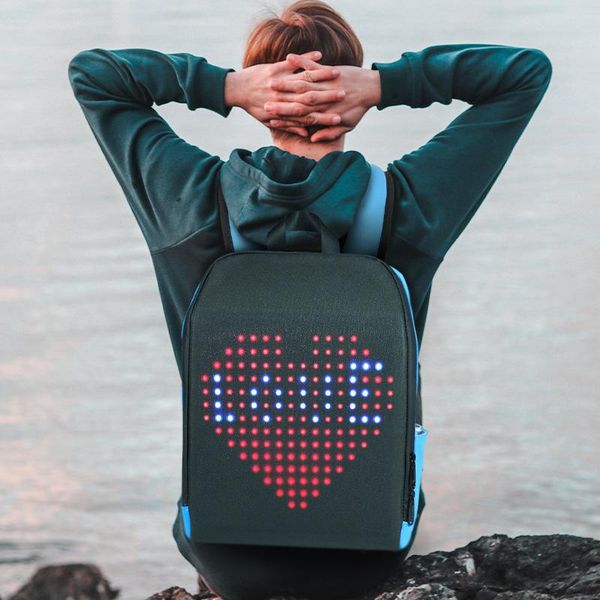 backpack led waterproof display advertising light smart wifi version app control with screen walking billboard
backpack led waterproof display advertising light smart wifi version app control with screen walking billboard