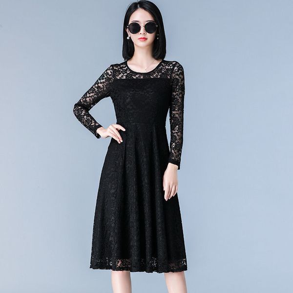 5xl large size of women fine mid-length hollow long-sleeved bow women's black fashion dress k713 1wuw, Black;gray
5xl large size of women fine mid-length hollow long-sleeved bow women's black fashion dress k713 1wuw, Black;gray