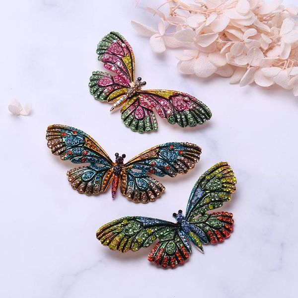 pins, brooches multicolor pavé crystal rhinestone butterfly brooch fashion handmade animal elegant accessories, Gray
pins, brooches multicolor pavé crystal rhinestone butterfly brooch fashion handmade animal elegant accessories, Gray