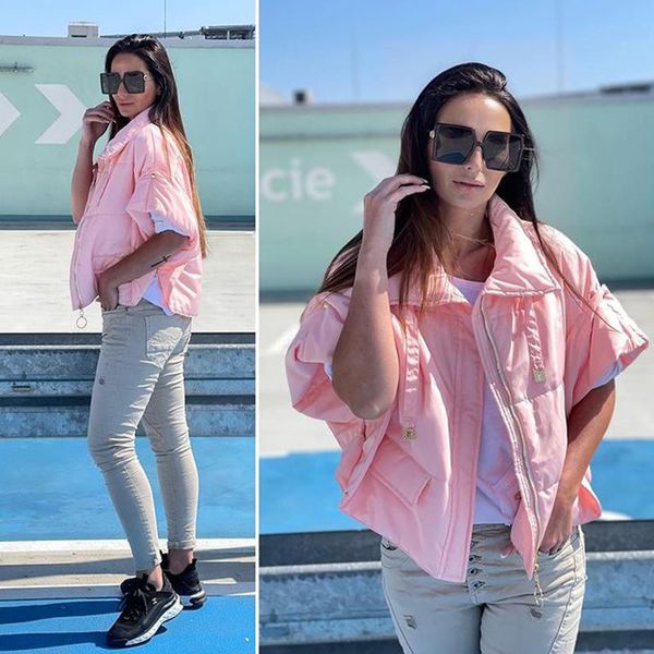 women's vests conkor fashion turn down collar women elegant wide shoulders coats zipper loose short cotton ladies, Black;white
women's vests conkor fashion turn down collar women elegant wide shoulders coats zipper loose short cotton ladies, Black;white